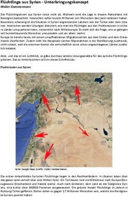 Fl&uuml;chtlinge aus Syrien - Unterbringungskonzept
