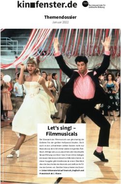 Let's sing! - Filmmusicals - Themendossier Januar 2022 - Kinofenster