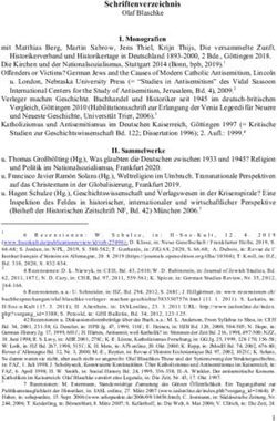 Schriftenverzeichnis - Universit&auml;t M&uuml;nster