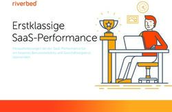 ERSTKLASSIGE SAAS-PERFORMANCE - HERAUSFORDERUNGEN BEI DER SAAS-PERFORMANCE FÜR EIN BESSERES BENUTZERERLEBNIS UND GESCHÄFTSERGEBNIS ÜBERWINDEN ...