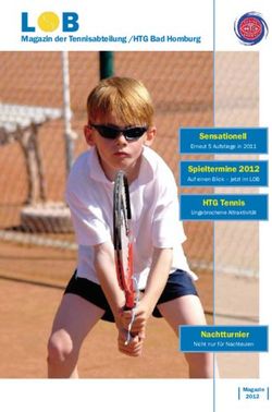 L B Magazin der Tennisabteilung /HTG Bad Homburg Sensationell Spieltermine 2012 - Auf einen Blick - jetzt im LOB - HTG Tennis