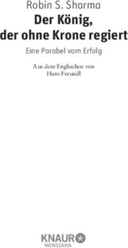 Der K&ouml;nig, Robin S. Sharma - der ohne Krone regiert