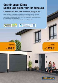 Gut für unser Klima Schön und sicher für Ihr Zuhause