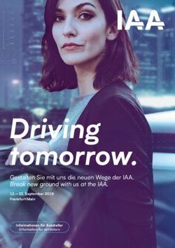 Driving tomorrow. Gestalten Sie mit uns die neuen Wege der IAA. Break new ground with us at the IAA.