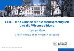 CLIL - eine Chance f&uuml;r die Mehrsprachigkeit und die Wissensbildung - Laurent Gajo