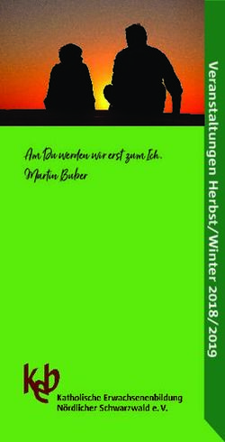 Am Du werden wir erst zum Ich. Martin Buber - Aktuelles