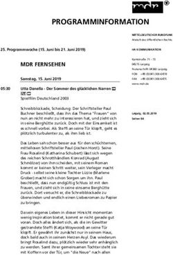 PROGRAMMINFORMATION - MDR