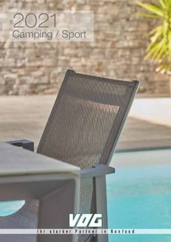 2021 Camping / Sport - Ihr starker Partner - VOG AG