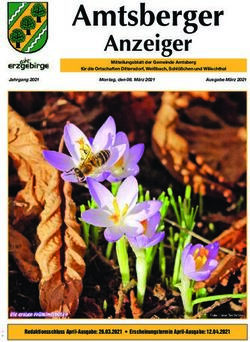 Amtsberger Anzeiger - in der Gemeinde Amtsberg