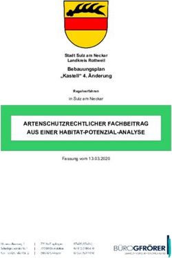 ARTENSCHUTZRECHTLICHER FACHBEITRAG AUS EINER HABITAT-POTENZIAL-ANALYSE - Bebauungsplan - Stadt Sulz am ...