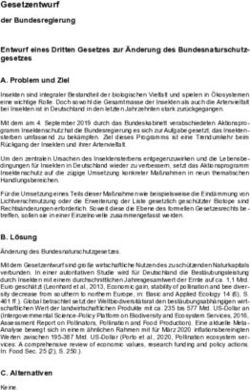 Gesetzentwurf der Bundesregierung Entwurf eines Dritten Gesetzes zur Änderung des Bundesnaturschutz-gesetzes A. Problem und Ziel ...