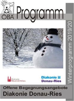 Programm - Diakonie Donau-Ries Offene Begegnungsangebote - Diakonie Donau Ries