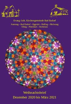 Weihnachtsbrief Dezember 2020 bis M&auml;rz 2021 - Evang.-luth. Kirchengemeinde Bad Endorf - Ev. Kirche ...