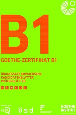 GOETHE-ZERTIFIKAT B1 &Uuml;BUNGSSATZ ERWACHSENE KANDIDATENBL&Auml;TTER PR&Uuml;FERBL&Auml;TTER - A1 A2 - Goethe-Institut