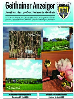 Geithainer Anzeiger Amtsblatt der gro&szlig;en Kreisstadt Geithain