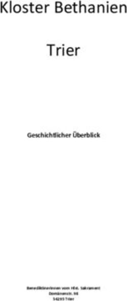 Kloster Bethanien Trier - Geschichtlicher &Uuml;berblick