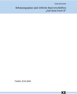 Bebauungsplan und örtliche Bauvorschriften "Auf dem Forst II" - Textteil, 25.02.2020