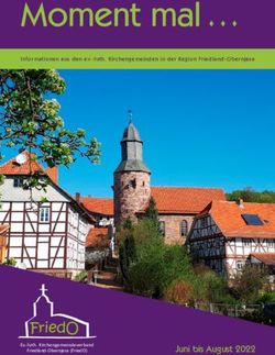 Moment mal - Juni bis August 2022 - Infor mationen aus den ev.-luth. Kirchengemeinden in der Region Friedland-Ober njesa - max-e lernen