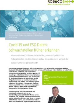 Covid-19 und ESG-Daten: Schwachstellen fr&uuml;her erkennen