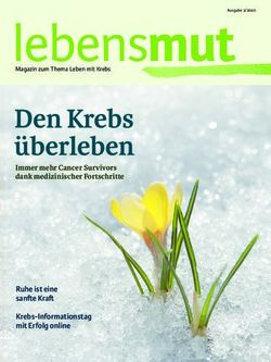 Den Krebs &uuml;berleben Magazin zum Thema Leben mit Krebs mut - Immer mehr Cancer Survivors dank medizinischer Fortschritte - Lebensmut e.V.