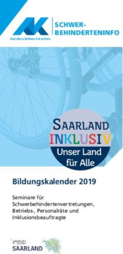 Bildungskalender 2019 - SCHWER BEHINDERTEN INFO - Seminare f&uuml;r Schwerbehindertenvertretungen, Betriebs-, Personalr&auml;te und Inklusionsbeauftragte ...