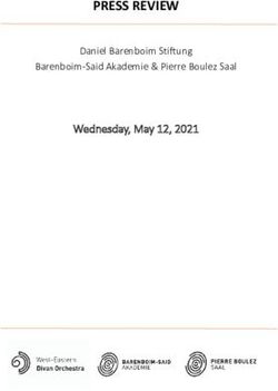 PRESS REVIEW Wednesday, May 12, 2021 - Daniel Barenboim Stiftung Barenboim-Said Akademie & Pierre Boulez Saal - Index of