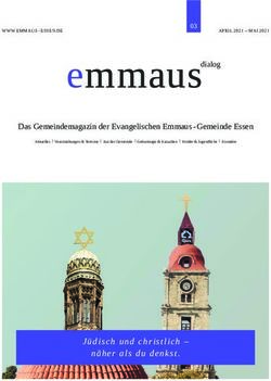 Jüdisch und christlich - näher als du denkst - Das Gemeindemagazin der Evangelischen Emmaus - Gemeinde Essen