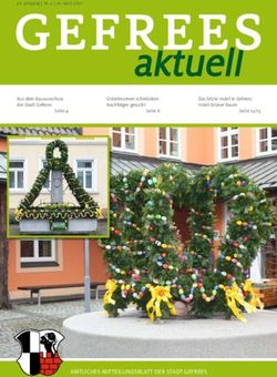 AMTLICHES MITTEILUNGSBLATT DER STADT GEFREES