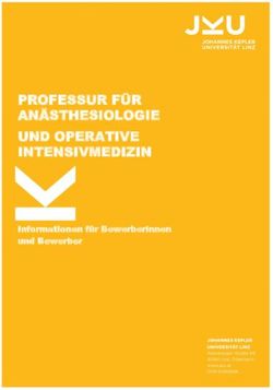 PROFESSUR F&Uuml;R AN&Auml;STHESIOLOGIE UND OPERATIVE INTENSIVMEDIZIN