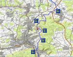 "Ansbacher Jakobus Radpilgerweg" - Ansbach - Feuchtwangen - Ellwangen - Ulm - (Oberdischingen)