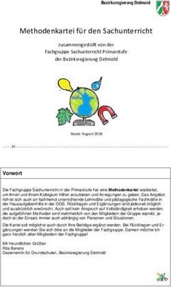 Methodenkartei für den Sachunterricht - zusammengestellt von der Fachgruppe Sachunterricht Primarstufe der Bezirksregierung Detmold ...