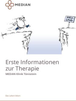 Erste Informationen zur Therapie - MEDIAN Klinik T&ouml;nisstein - Median Kliniken