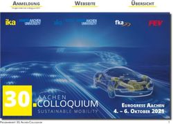 30 COLLOQUIUM - Aachener Kolloquium