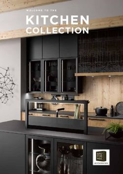 KITCHEN COLLECTION WELCOME TO THE - Bauformat