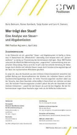 Wer trägt den Staat? Eine Analyse von Steuer- und Abgabenlasten