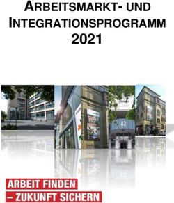 2021 ARBEITSMARKT- UND INTEGRATIONSPROGRAMM - Jobcenter ...