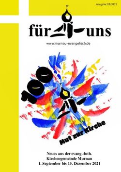 100 Neues aus der evang.-luth. Kirchengemeinde Murnau 1. September bis 15. Dezember 2021