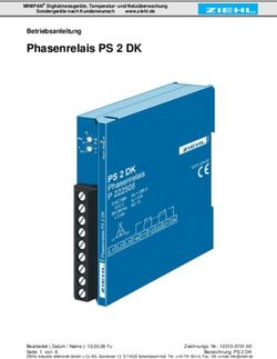 Phasenrelais PS 2 DK Betriebsanleitung