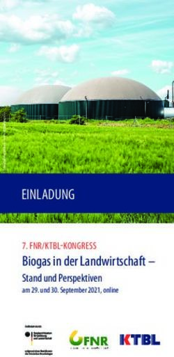 EINLADUNG Biogas in der Landwirtschaft- FNR/KTBL-KONGRESS - Fachagentur ...