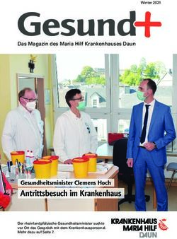 Gesund+ Winter 2021 - Antrittsbesuch im Krankenhaus Gesundheitsminister Clemens Hoch - Krankenhaus Maria Hilf Daun
