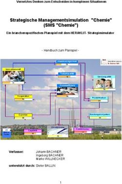 Strategische Managementsimulation "Chemie" (SMS "Chemie")