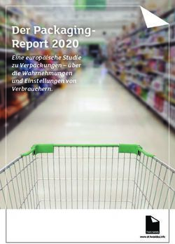Der Packaging-Report 2020 - Eine europ&auml;ische Studie zu Verpackungen - &uuml;ber die Wahrnehmungen und Einstellungen von Verbrauchern - Two Sides