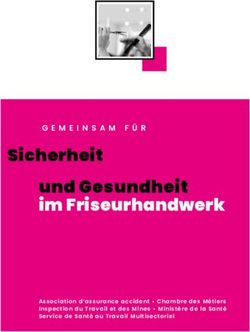 Sicherheit und Gesundheit im Friseurhandwerk - GEMEINSAM F&Uuml;R - Association d'assurance accident Chambre des M&eacute;tiers Inspection du Travail et des ...