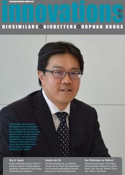 Innovations ORPHAN DRUGS - PHARMA FUTURE FORUM