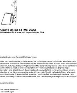 Giraffe Online 61 (Mai 2020) - Bibliotheken für Kinder und Jugendliche im Blick - bz-sh-medienvermittlung.de
