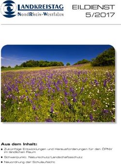 EILDIENST 5 /2017 - Aus dem Inhalt: Landkreistag NRW