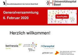 Herzlich willkommen! Generalversammlung 6. Februar 2020