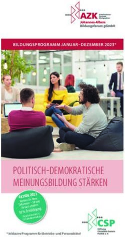 POLITISCH-DEMOKRATISCHE MEINUNGSBILDUNG ST&Auml;RKEN - AKTION 2023 Werben Sie einen - Sie und