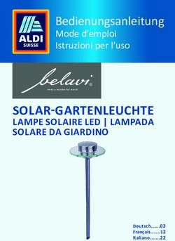 SOLAR-GARTENLEUCHTE LAMPE SOLAIRE LED | LAMPADA SOLARE DA GIARDINO - Bedienungsanleitung - Aldi Suisse