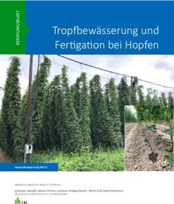 Tropfbew&auml;sserung und Fertigation bei Hopfen - ALB Bayern